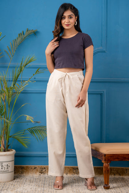 Natural Cotton Flex Straight Fit pant