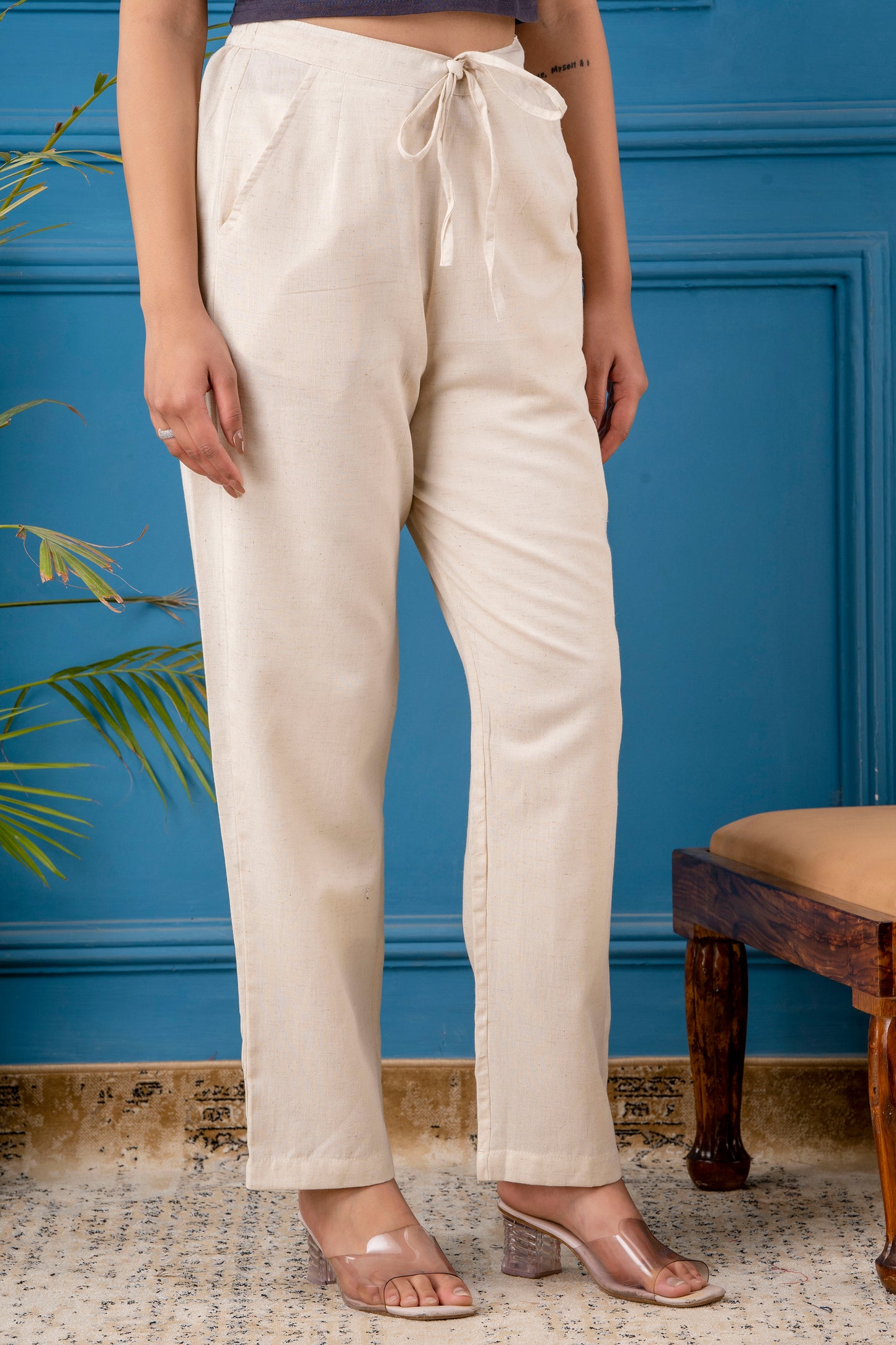 Natural Cotton Flex Straight Fit pant